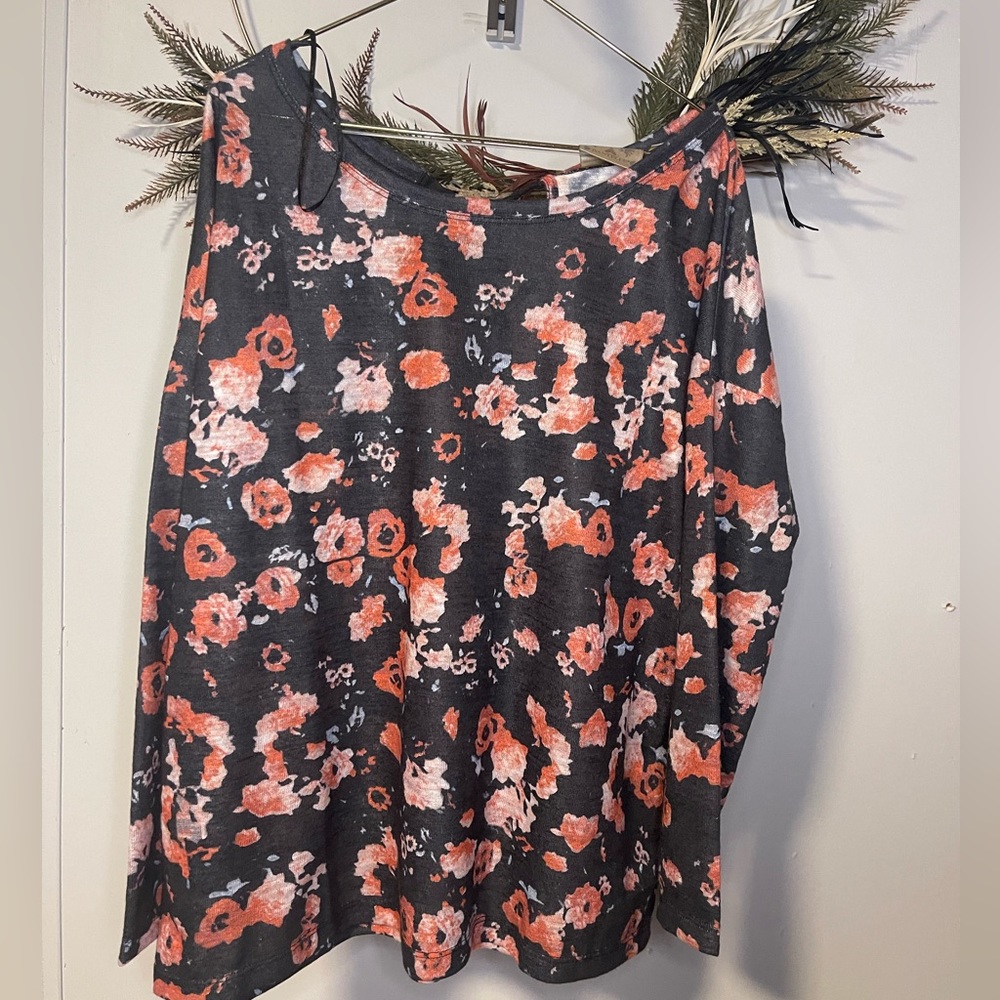 Floral long sleeve shirt